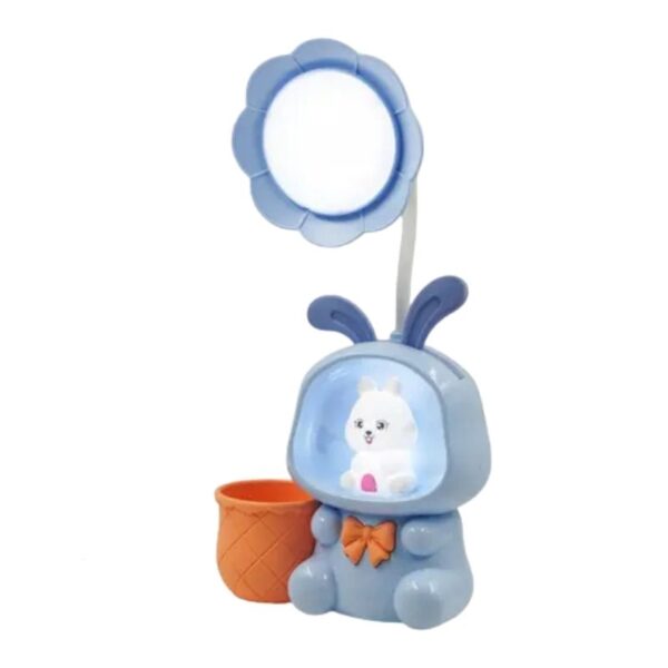 3-in-1 Rechargeable Table Lamp with Storage Cup & Sharpener for Kids