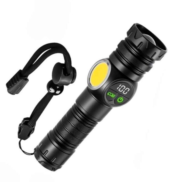 Rechargeable Flashlight (GearUP K60 10W COB + LED)